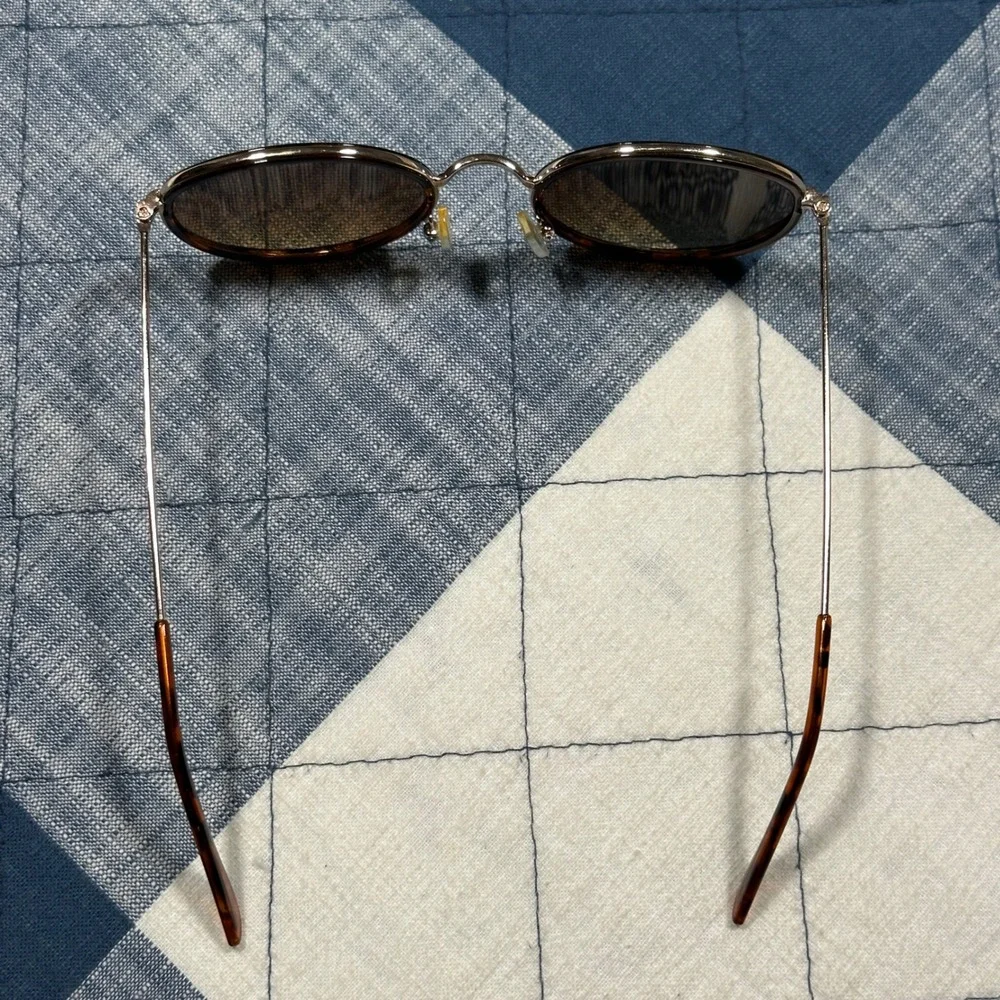 Mens Round Tortoiseshell Sunglasses Brown Gradient Lens Retro Style Shades